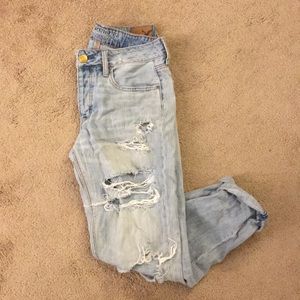 American Eagle Tomgirl Ripped Jeans